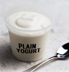 Plain Yogurt - natural cure for bad breath