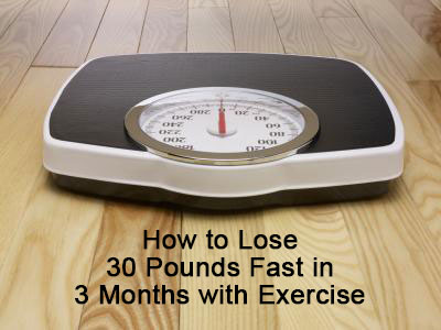 How to Lose 30 Pounds Fast in 3 Months with Exercise