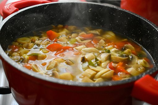 Soup, Vegetables, Pot, Cook, Cooking