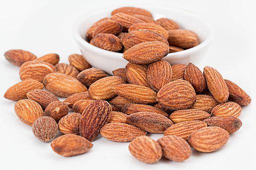 Almonds, Nuts, Roasted, Salted