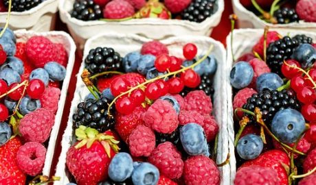 Berries, Fruits, Raspberries